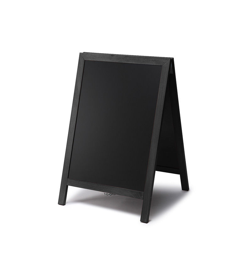 Natura Kreidetafel Kundenstopper 55 x 85 cm Schwarz