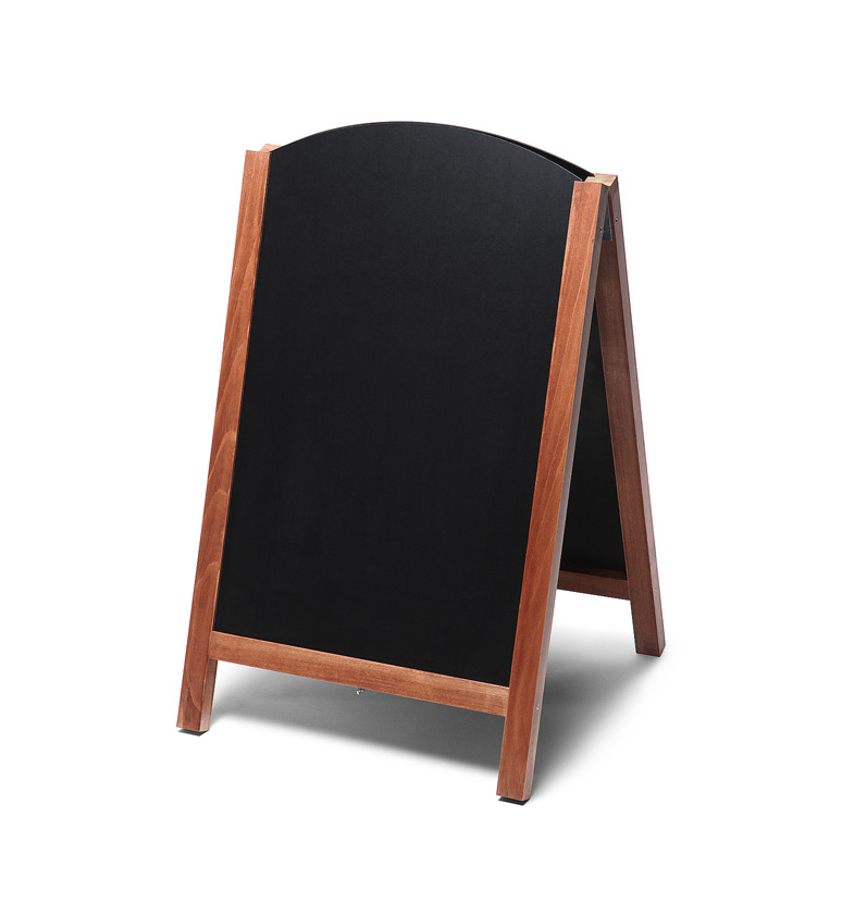 Natura Kreidetafel Kundenstopper Schnellwechsel 55 x 85 cm Hellbraun